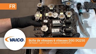 Boîte de vitesses 6 vitesses DSG DQ250 VW PASSAT  Golf VI  Golf VII  Audi A3  EXPERTKITS [upl. by Joappa]