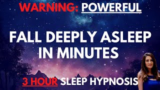 Sleep Hypnosis to Fall Deeply Asleep in Minutes Sleep Meditation  Dark Screen [upl. by Atsahc10]