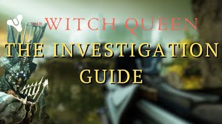 Destiny 2 The Witch Queen  The Investigation Mission Walkthrough [upl. by Rolyat]