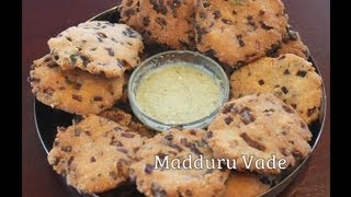 Quick and easy Maddur Vada recipe [upl. by Rinum]