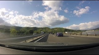 Roadtrip 2016 40  France A7 Autoroute du Soleil VienneReventin toll booth to Lyon [upl. by Aivartal]