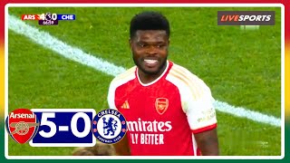 Unstoppable Abdul Fatawu Issahaku scores hattrick for Leicester  Partey is back🔥ARS 50 CHE [upl. by Alcinia]