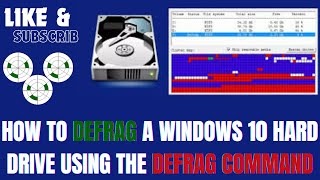 How to Defrag a Windows 10 Hard Drive Using the Defrag Command [upl. by Gessner319]