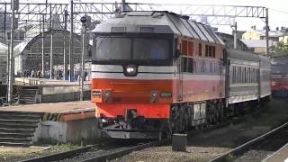 ТЭП700044 с поездом №335 СанктПетербург  Днепропетровск [upl. by Namrak]