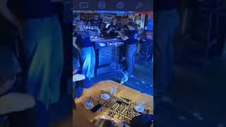 Waitress Drops Beer Bottle And It Launches Into Crowd comedy fail [upl. by Kind3]