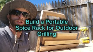 How to Build a Portable Spice Rack for Outdoor Grilling Simple Limited Tools Intermediate [upl. by Knepper980]