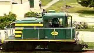 Maine Narrow Gauge Railroad excursion train [upl. by Erdied]