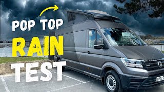 Does our VW Crafter Pop Top Leak [upl. by Hebner]