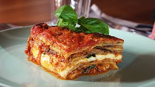 Authentic Italian Aubergine Parmigiana [upl. by Hayikat]