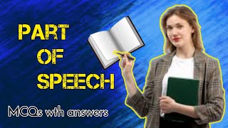 Part of Speech  MCQs with answers  Mr Con7epts [upl. by Dragone]