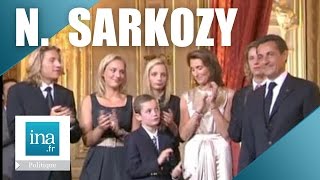 Lquotinvestiture de Nicolas Sarkozy à la présidence de la République  Archive INA [upl. by Ebby]