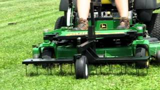 Zero Turn Mower Dethatcher by Country Manufacturing Inc [upl. by Acalia785]