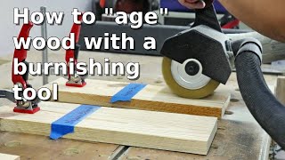 How To quotAgequot Wood With a Tool From Lidl [upl. by Terrej]