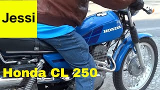 Hear the Roar 1972 Honda CL 250 S Start Sound and Test Ride [upl. by Jacoby981]