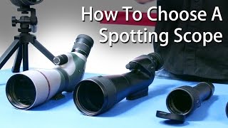 How To Choose A Spotting Scope  OpticsPlanetcom [upl. by Karissa]