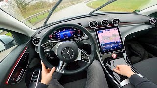 2023 Mercedes Benz c class c220d T  pov test drive mercedes benz mercedesbenz [upl. by Coheman]