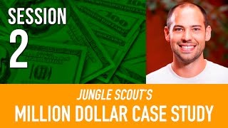 PRODUCT RESEARCH Amazon FBA 💵 Million Dollar Case Study  Jungle Scout I Session 2 [upl. by Rosaleen540]