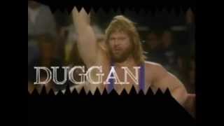 quotHacksawquot Jim Duggans 1st Entrance Video [upl. by Arodaeht]