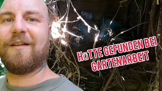 HÜTTE bei GARTENARBEIT gefunden😆 Sturmschaden endlich beseitigt🌩 Garden Guy🌲 [upl. by Aruam22]