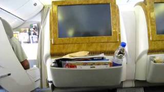 Takeoff from Dubai to Houston on Emirates Flight EK 211 on 777200LR [upl. by Notaes]