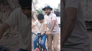 Kanha cycle ko ghumane le gaya 🤗❤️ shorts sapcomedyking5770 [upl. by Ottavia46]