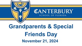 Canterbury School of Florida Hough Campus PK3  1 Grandparents amp Special Friends Chapel [upl. by Hsitirb]