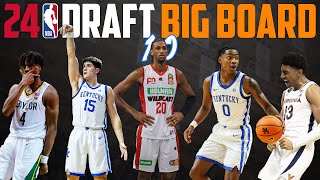 2024 NBA Draft Big Board 10  Risers amp Fallers [upl. by Rebba655]