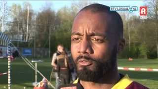 Interview Ananias Semedo na Alphen EaglesMarburg Mercenaries [upl. by Adnouqal877]