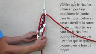 rappel debrayable sur descendeur neuf en tete [upl. by Alemrac]