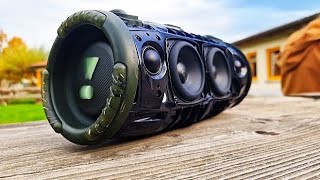 JBL Xtreme 3 outdoor bass test LFM 100 4k [upl. by Ynnej]