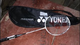 yonex astrox 99 play badminton racket full review [upl. by Kresic]