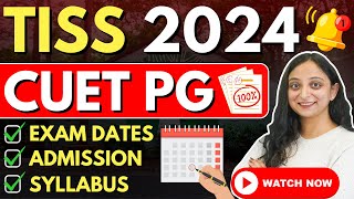 💥CUET PG TISS 2024 Complete Details Syllabus Fees Selection Process mba cuet cuetexam viral [upl. by Asetal]