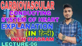 CONDUCTING SYSTEM OF HEART CARDIOVASCULAR LECTURE 04 IN हिन्दी [upl. by Aneerak]