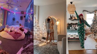 Decorate my room with me for Christmas 🎄❄️  Tiktok Compilation [upl. by Colburn603]