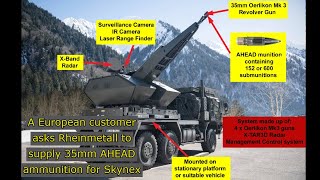 A European customer asks Rheinmetall to supply 35mm AHEAD ammunition for Skynex [upl. by Lain]