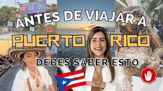 Cosas que debes saber ANTES de viajar a PUERTO RICO PUERTO RICO TRAVEL TIPS vlog puertorico tips [upl. by Niatirb]