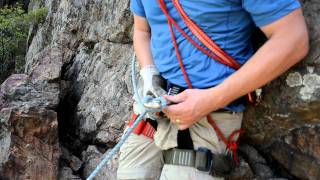 Rigging for rappel with a standard figure eight [upl. by Llener]