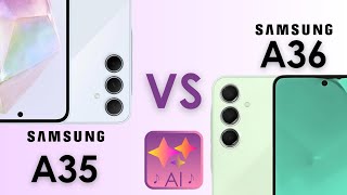 Samsung Galaxy A35 VS A36 samsung androidphone leak comparison evolution [upl. by Zillah]