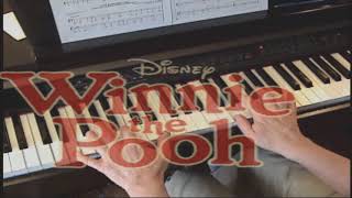 Little Black Rain Cloud  Winnie the Pooh  Piano [upl. by Yecnuahc]