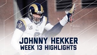 Johnny Hekkers Punters Are People Too  Rams vs Patriots  NFL Week 13 Player Highlights [upl. by Anilejna]