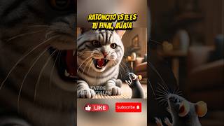 La venganza de los ratones🐀shortsviral ratoncito ratones gatos gatitos cat kitten animales [upl. by Babita]