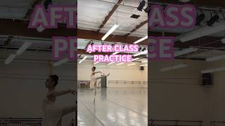 AFTER CLASS PRACTICE ballerinaballetpracticeballetdancerballetclassguestartistdancer [upl. by Stutsman]