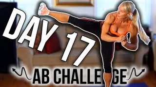 AB CHALLENGE Day 17  Strong Like Us Intense Ab Workout [upl. by Bills]