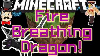 Minecraft Mods  Ride FIRE BREATHING Ender DRAGON Mod [upl. by Antrim988]