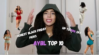 AYBL BLACK FRIDAY  top 10 picks amp honest try on haul [upl. by Refinne139]