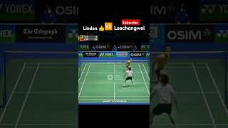 quotThe Badminton Titans Lin Dan vs Lee Chong Weiquot badminton shorts smash lindan leechongwei [upl. by Nataniel]