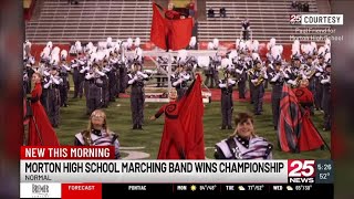 Morton High School Marching Band brings home another state championship [upl. by Anoif]