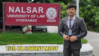 A trip to NALSAR Hyderabad for 15th BR Sawhny moot court Competition [upl. by Amron]