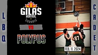 Gilas Montreal Marquis vs Polypus FernandLefebvre cadet [upl. by Beffrey]