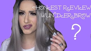 Honest Review Must See WunderBrow Fail [upl. by Ahsaei]